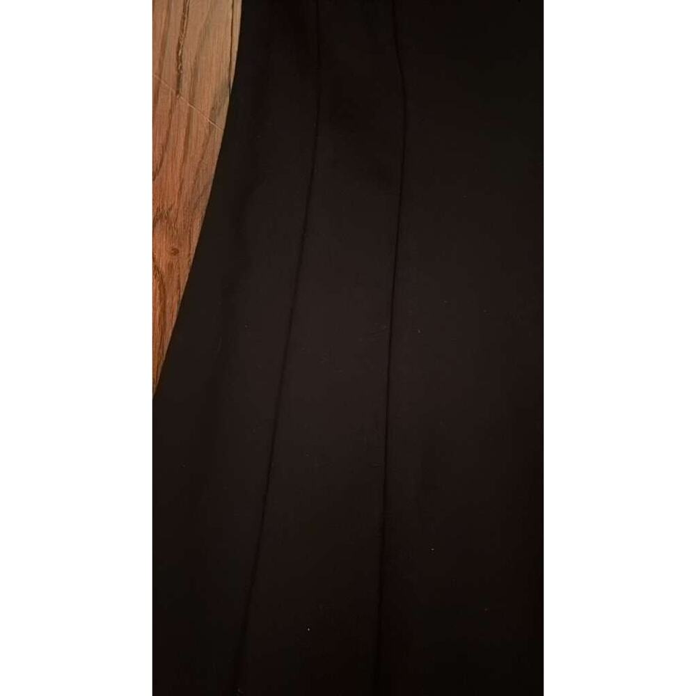 Talbots Black Short Sleeve Fit & Flare Midi Dress Size 4 - Picture 4 of 6